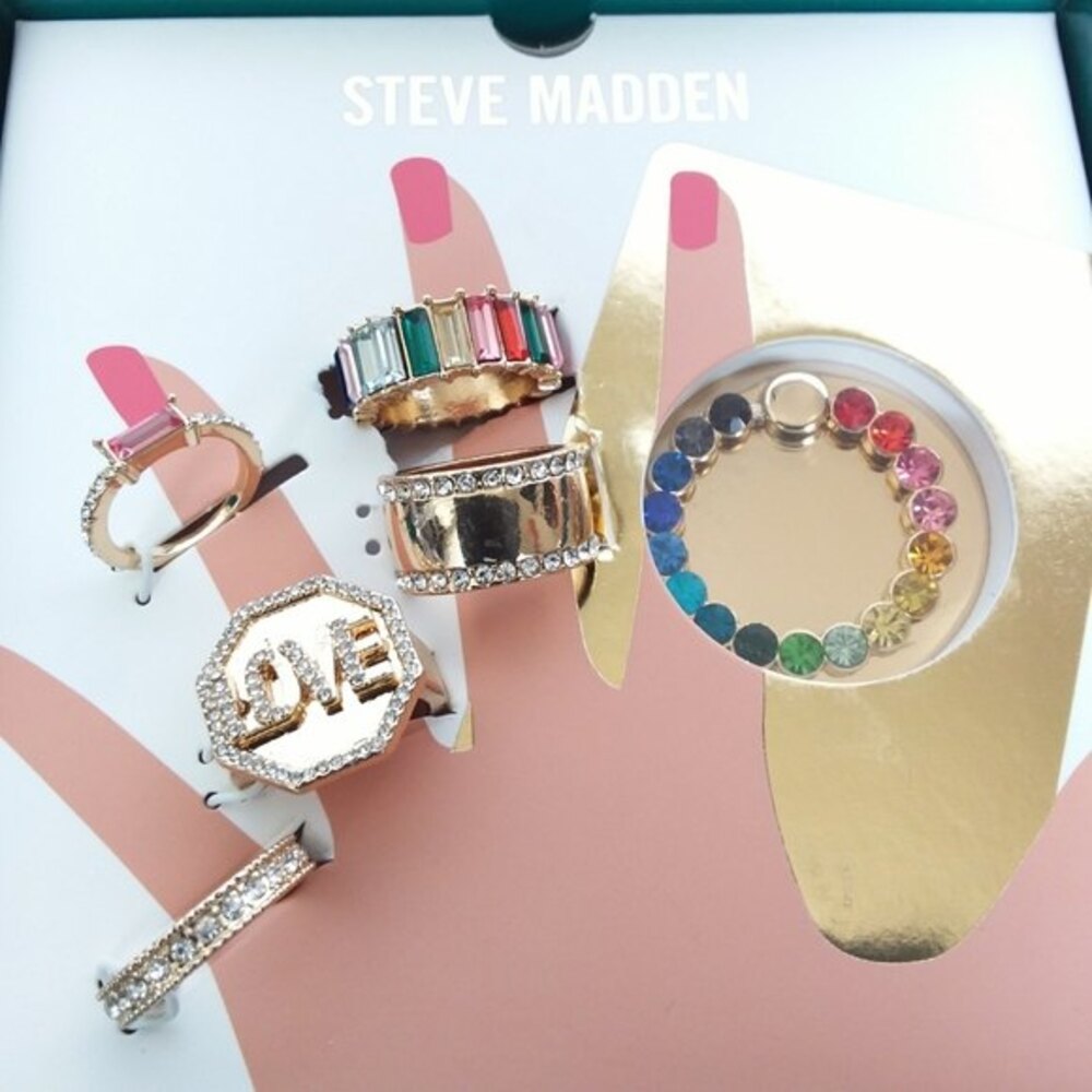 Steve Madden Phone Ring 6 pc Set